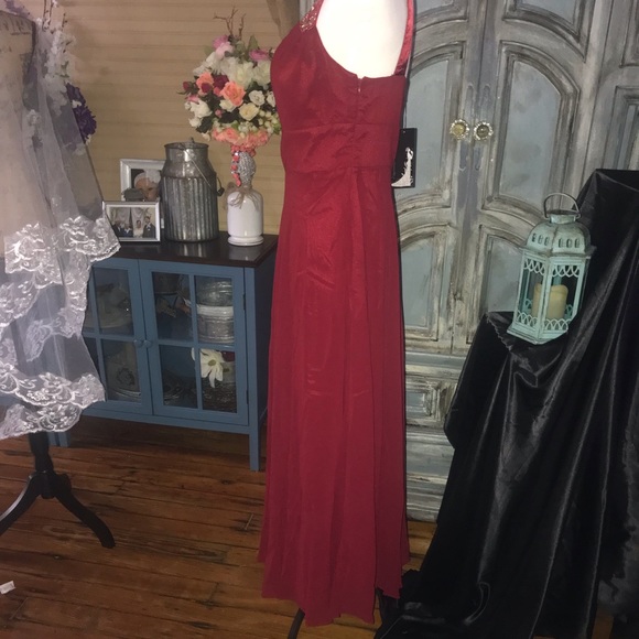 NWT burgundy EVERPRETTY dress size10 - Picture 8 of 8